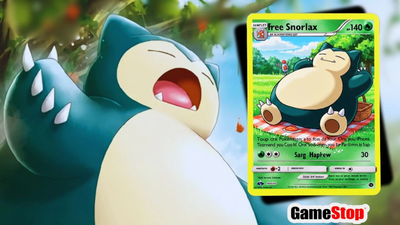 GameStop is Giving Away a Free Snorlax Pokémon Card—But There’s a Catch