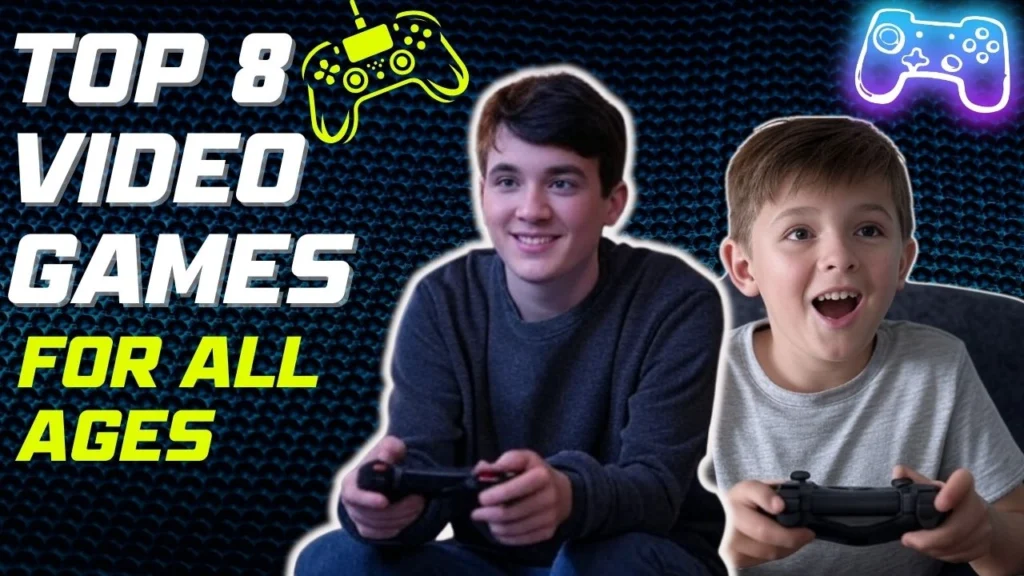 Top 8 Fun Video Games Everyone Loves – Perfect for Kids, Teens & Parents Too!